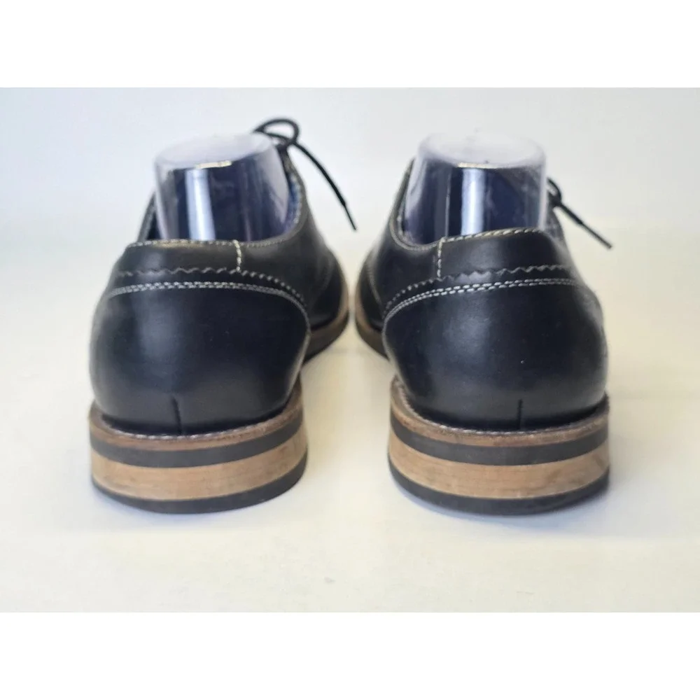Penguin by‎ Munsingwear Men's Dress Shoes Size 10.5 Black Leather Oxford Classic